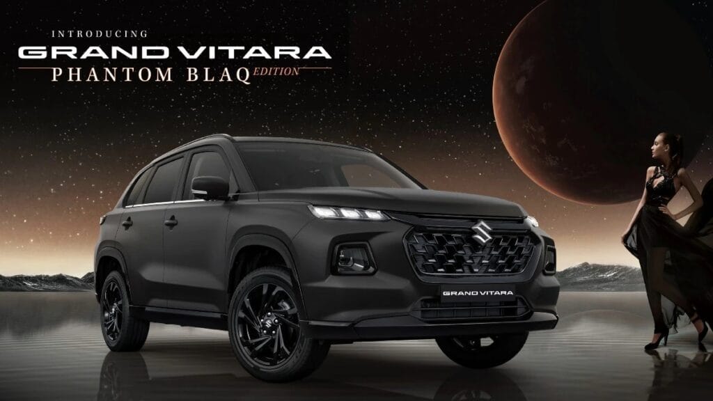 Maruti Grand Vitara Phantom Black Edition 2025 मार्केट में लॉन्च होते ही मचा रही धूम जानिए क्या है इसकी कीमत