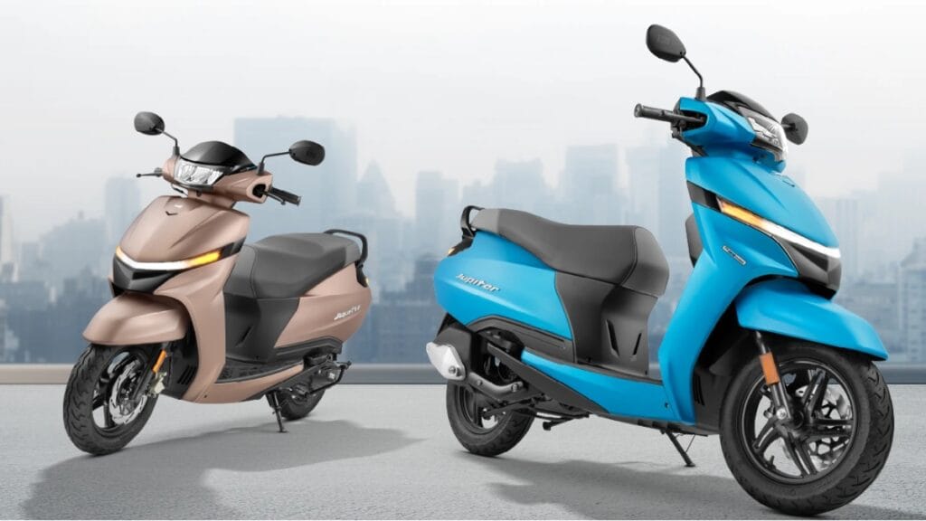 TVS Jupiter लोगों के लिए कम बजट में मार्केट में लांच है टीवीएस की दमदार जुपिटर शानदार इंजन के साथ New Model 2025