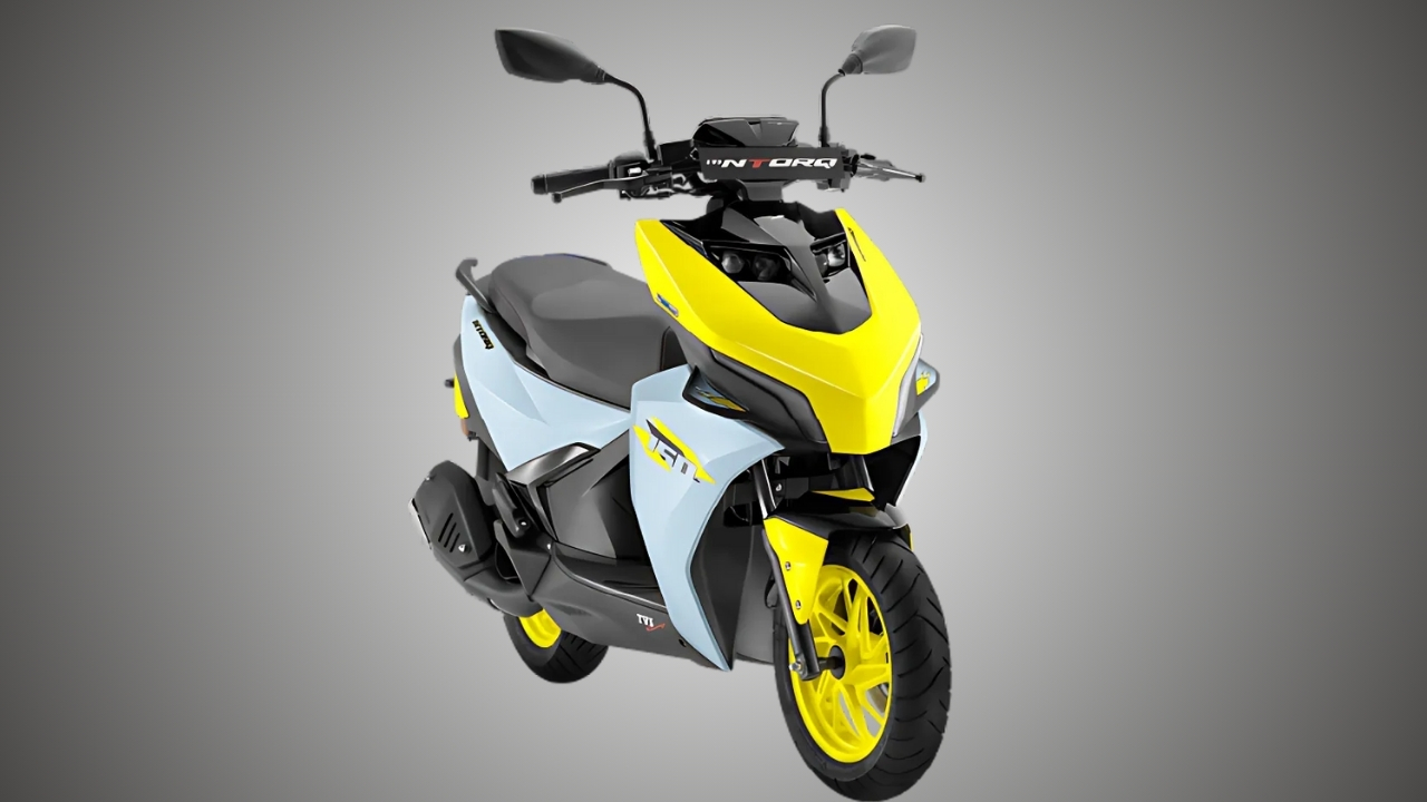 TVS NTORQ 150 मात्र ₹1.19 लाख में लॉन्च हुआ भारत का पहला हाइपर स्पोर्ट स्कूटर (1) TVS NTORQ 150 मात्र ₹1.19 लाख में लॉन्च हुआ भारत का पहला हाइपर स्पोर्ट स्कूटर (1)