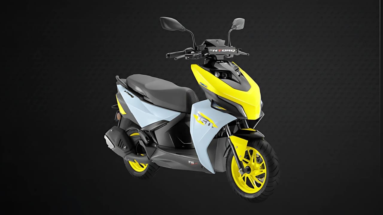 TVS NTORQ 150 मात्र ₹1.19 लाख में लॉन्च हुआ भारत का पहला हाइपर स्पोर्ट स्कूटर