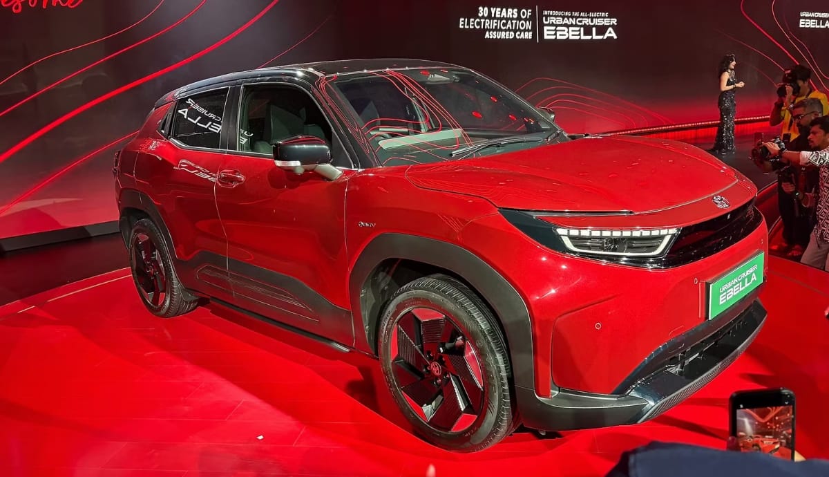 Toyota Urban Cruiser Ebella EV Set for India, Long-Range Electric SUV to Strengthen Toyota’s EV Plans