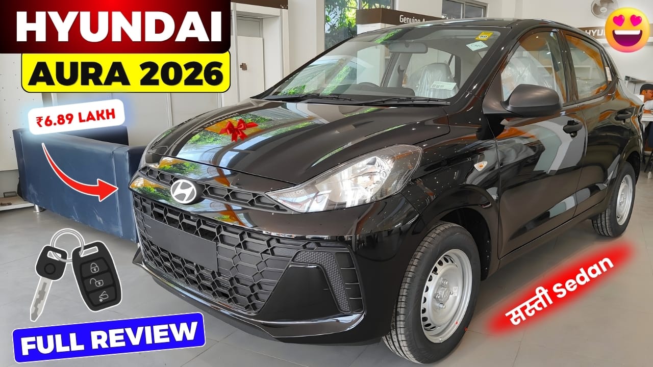 Hyundai Aura Prime SD Variant 2026 Powerful Engine,Top Features , Best Price