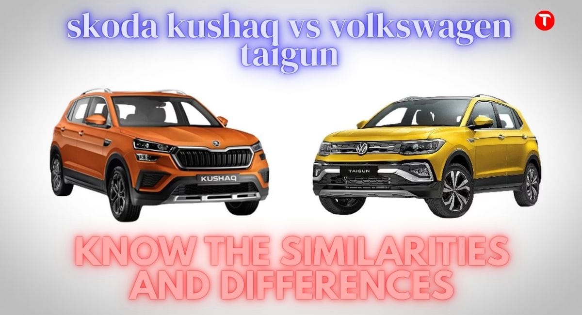 Skoda Kushaq Vs Volkswagen Taigun 2026: Similarities and Differences, Get the Details