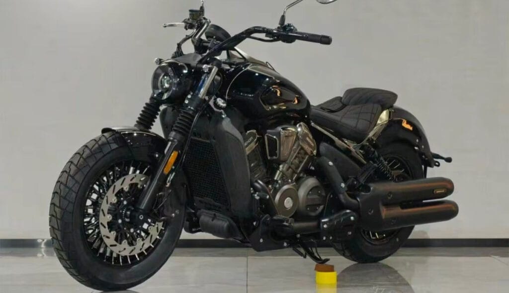 China Will Soon Launch New Bike Benda Dark Flag 600 V4 Cruiser in America