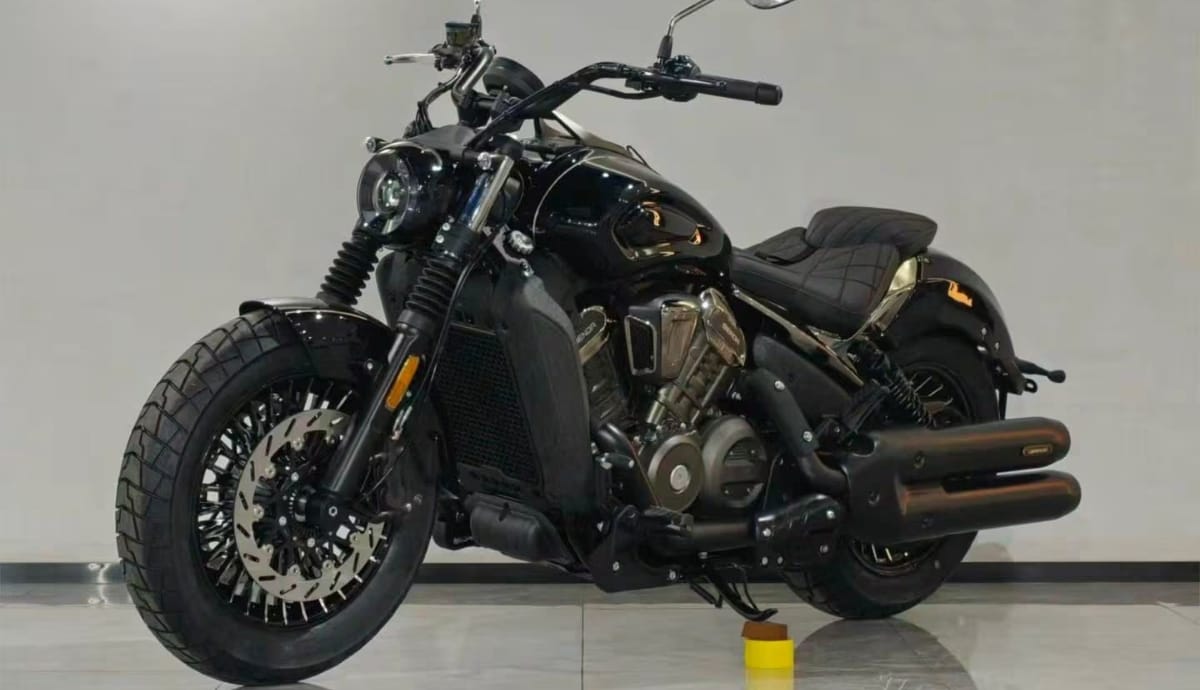 China Will Soon Launch New Bike Benda Dark Flag 600 V4 Cruiser in America