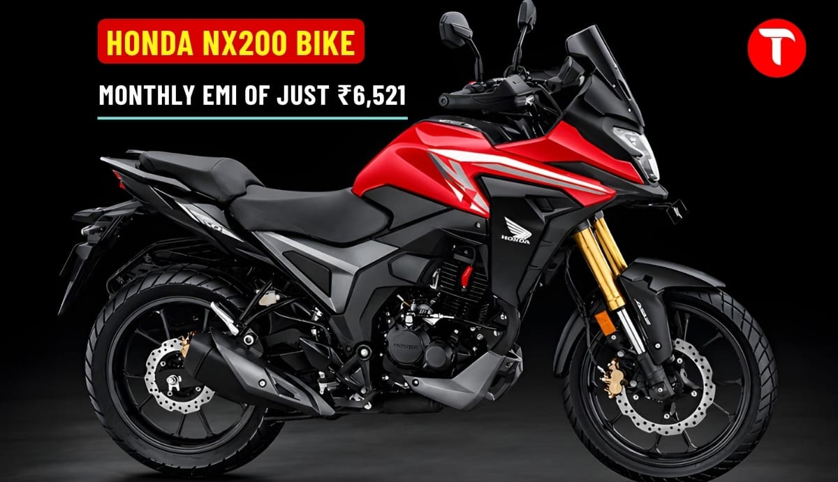 New Honda NX200 Bike at a Monthly EMI of Just ₹6,521