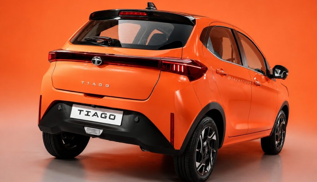 New Tata Tiago 2026 Rear Look
