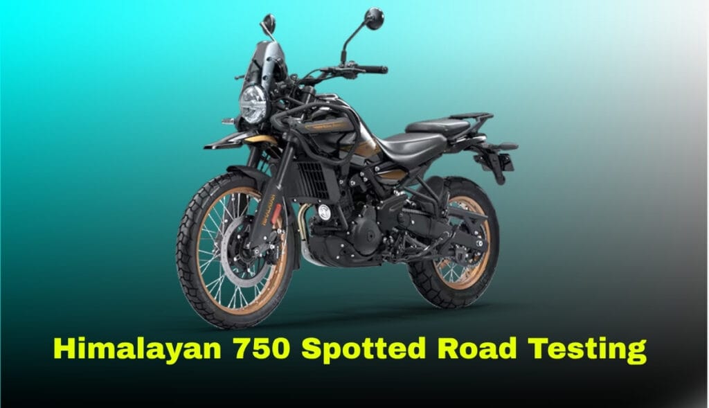 Royal Enfield Himalayan 750 was spotted road-testing with accessories