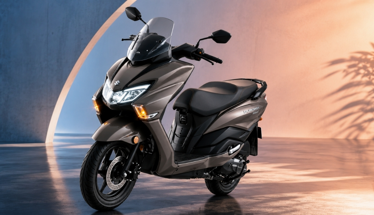 Suzuki Burgman Street 125 Real Mileage Test in 1 Liter Petrol