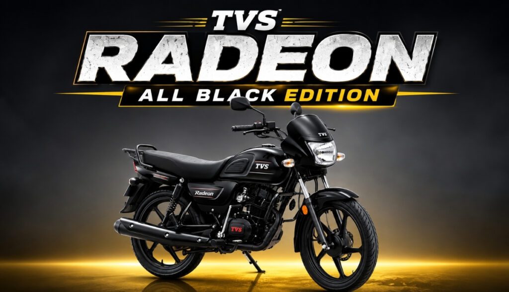 TVS Radeon All Black Edition New Base Model 2026