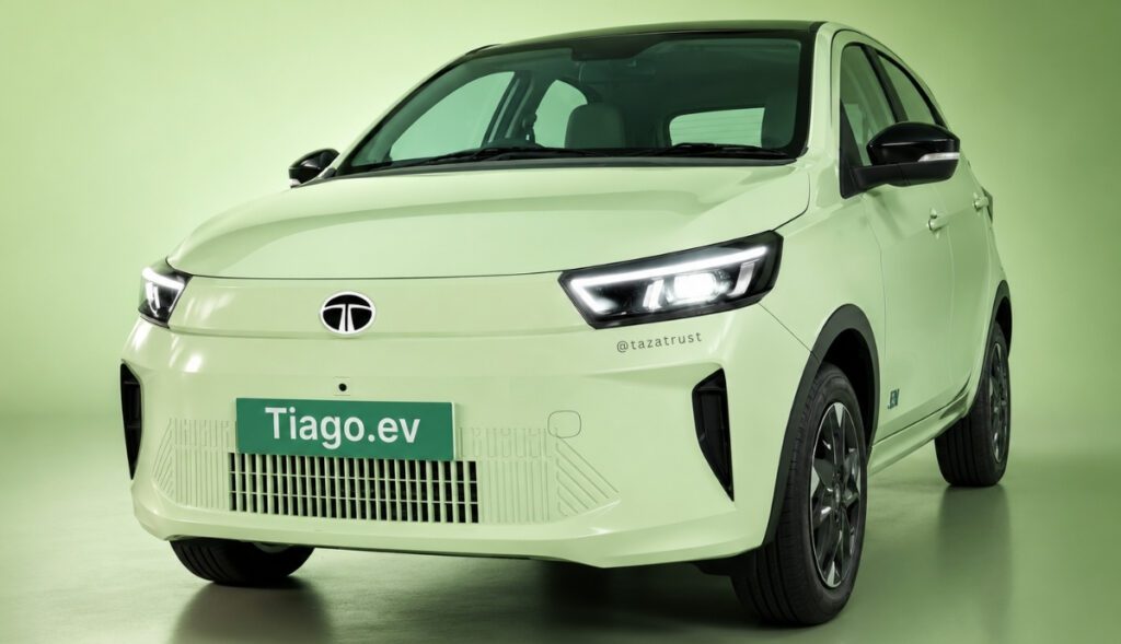 Tata Tiago EV 2026 Front Design