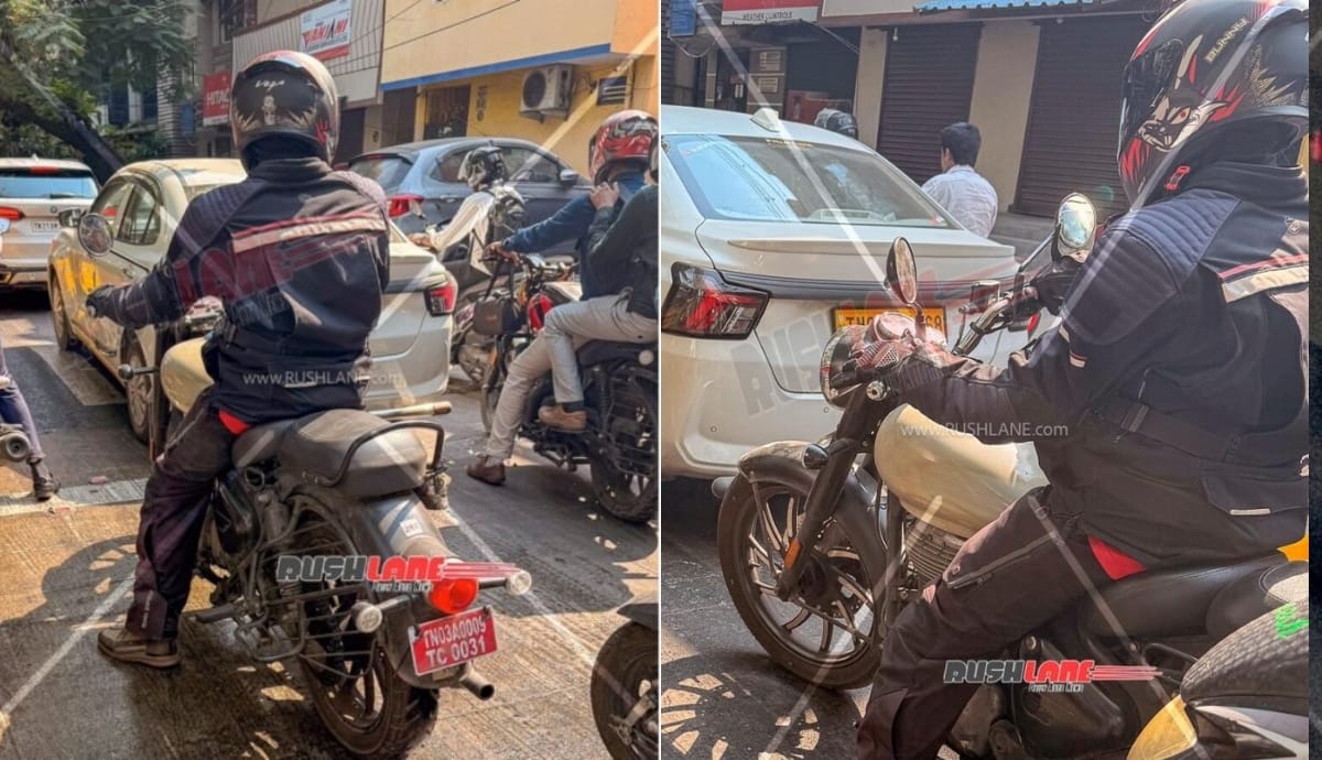 The Royal Enfield Classic 350 motorcycle was spotted testing on flex-fuel in India.