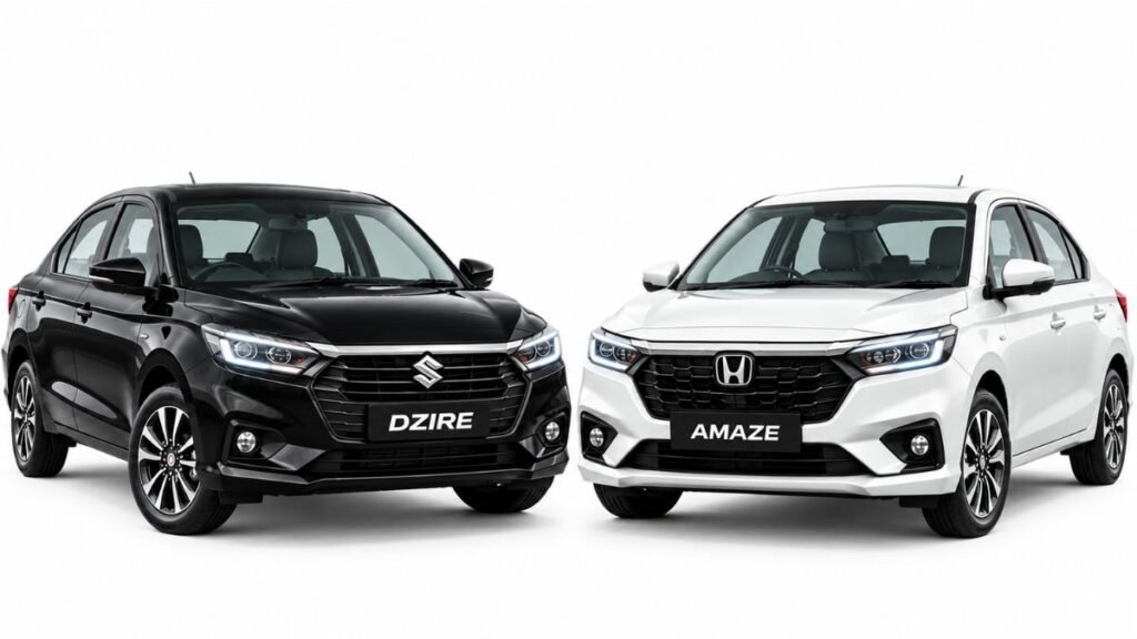 Maruti Dzire vs Honda Amaze: Which Sedan Offers Better Value for Money